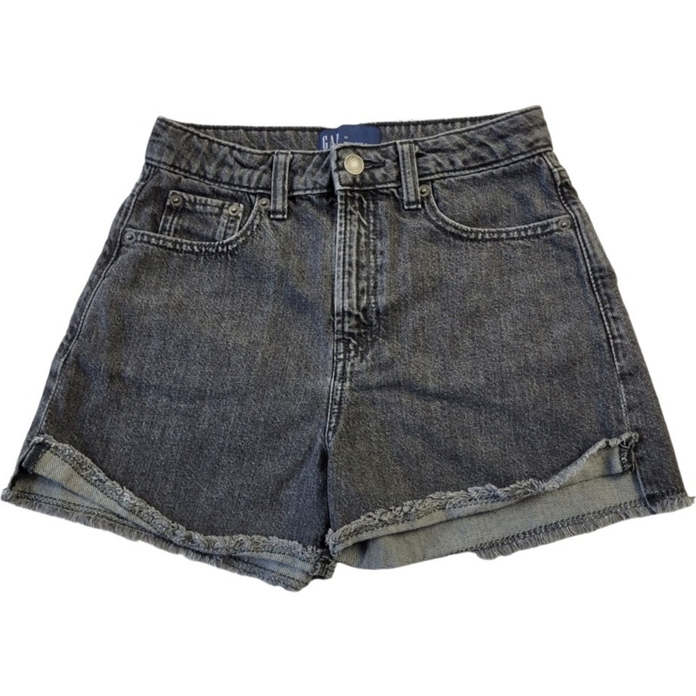 Gap Denim Woman’s black high rise shorts teenager girl size 14